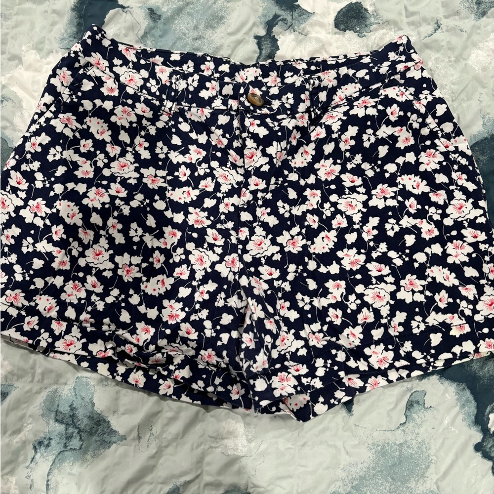 Faded Glory Flowered Shorts, Sz 8